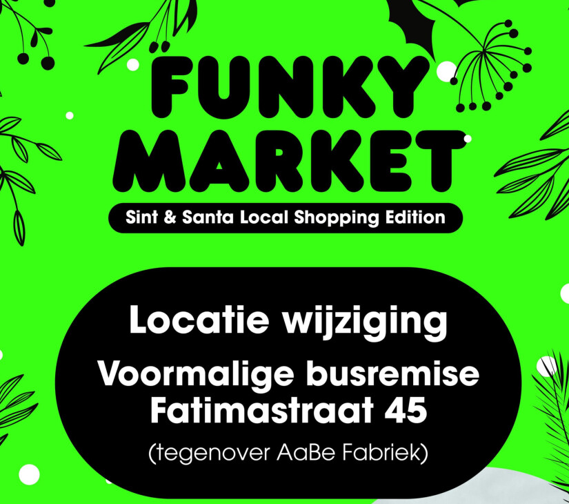 Funky Market op 30 november aanstaande in voormalige busremise | Fatimastraat 45