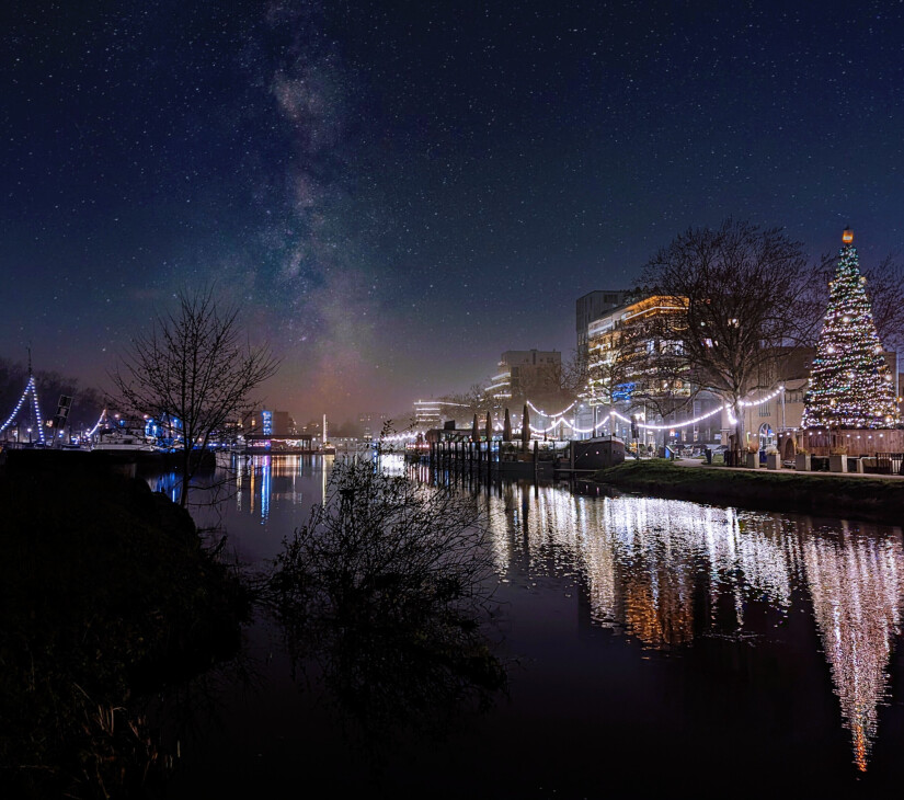 Vier de winter in de Piushaven!