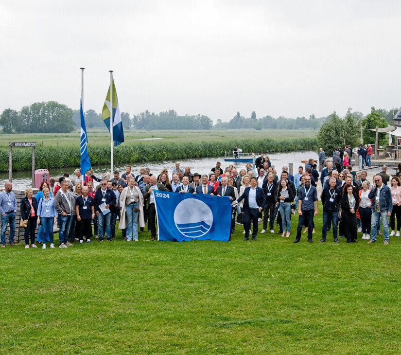 Piushaven ontvangt 'De Blauwe Vlag’!